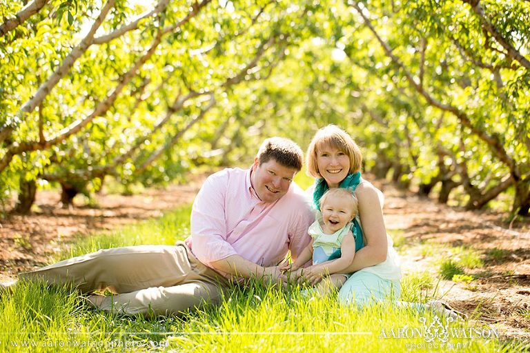 portrait session at chiles peach orchard