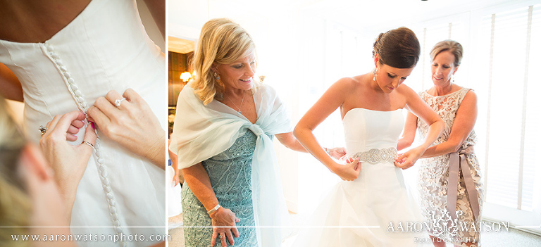 bride and wedding dress
