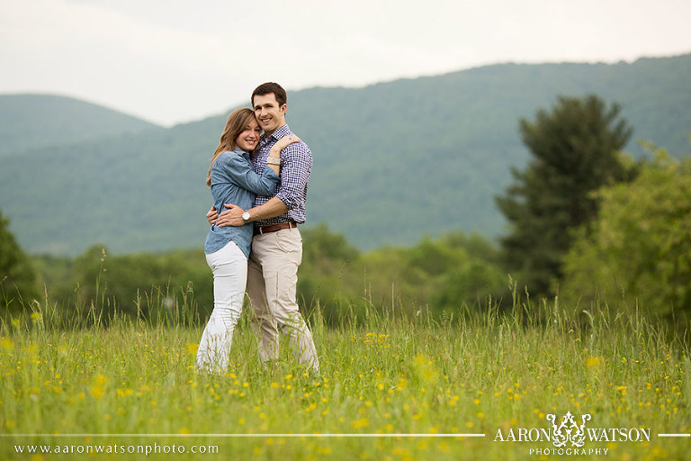 mountain view engagement pictures