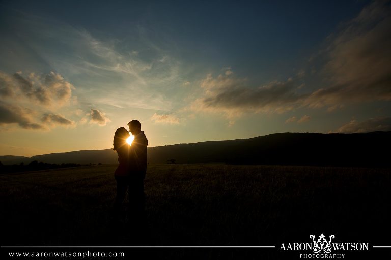 Silhouette Engagement Photos