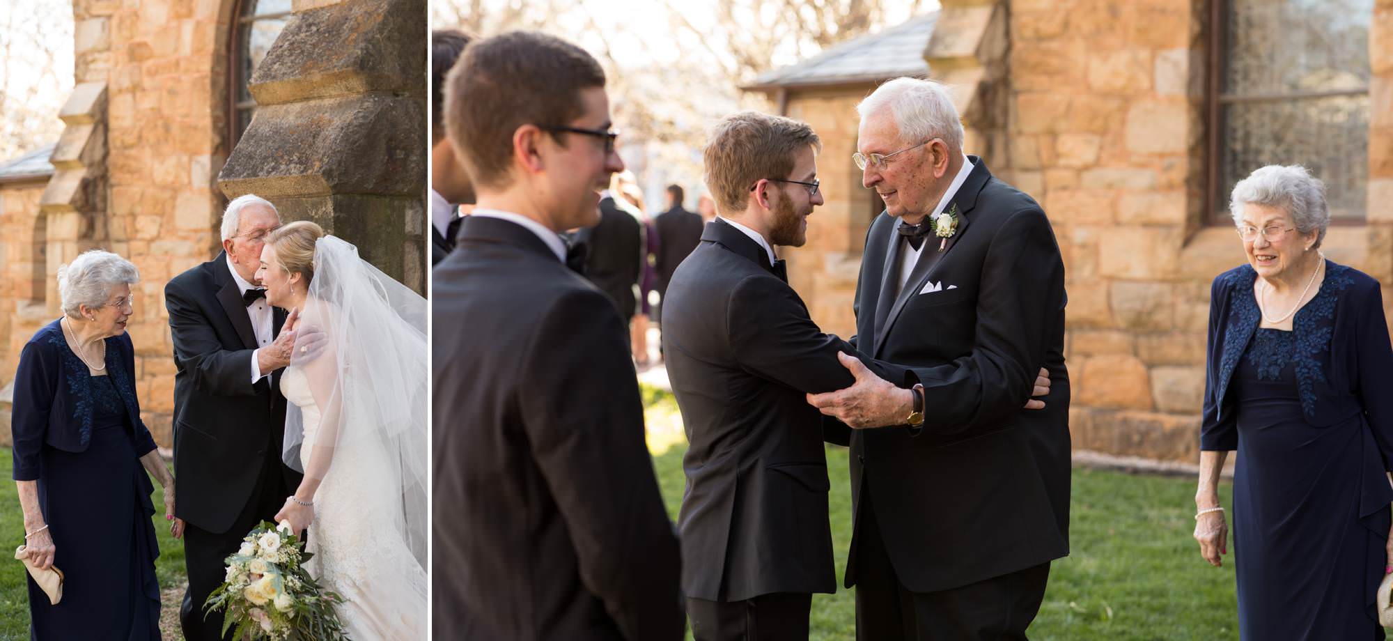 UVA Chapel Wedding Ceremony Groom