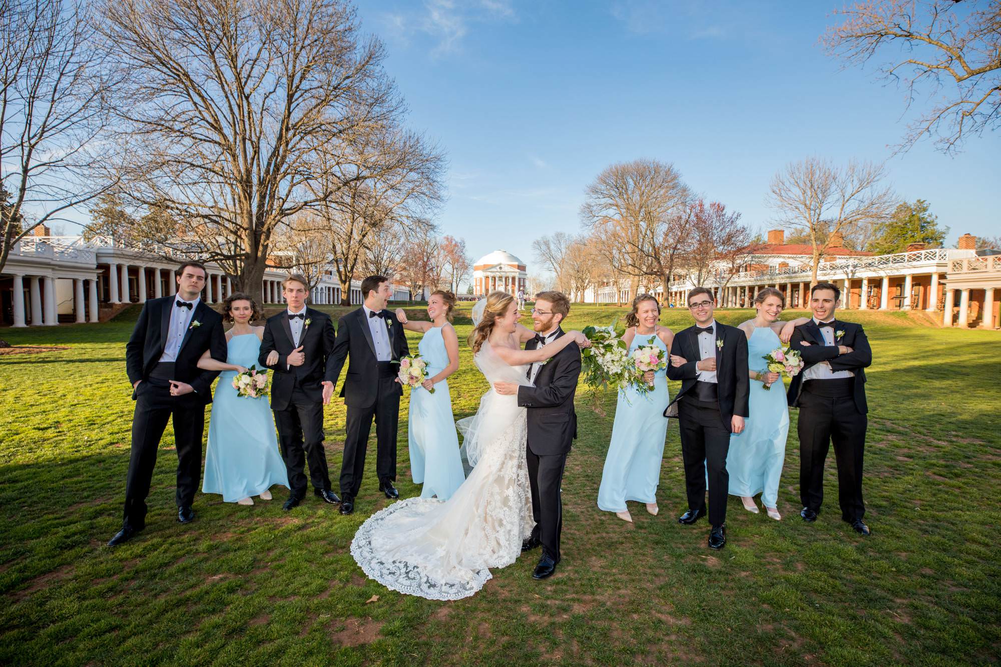 University of Virginia Lawn Wedding