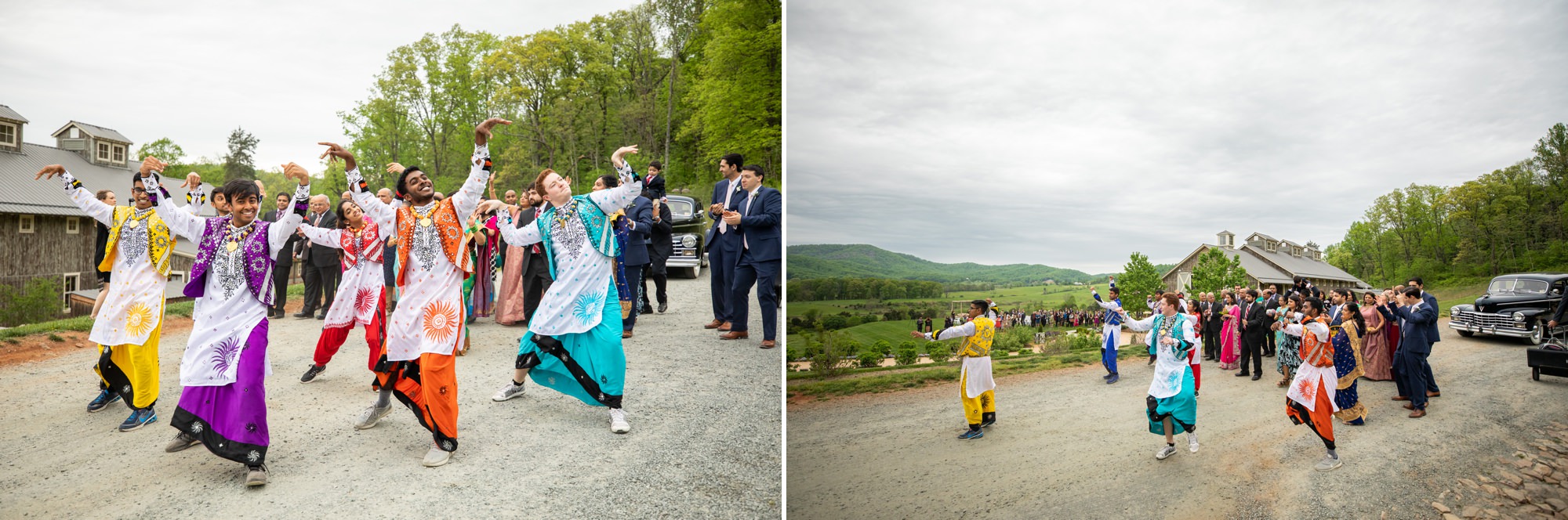 Pippin Hill Farm and Vineyards Indian Wedding Dancers