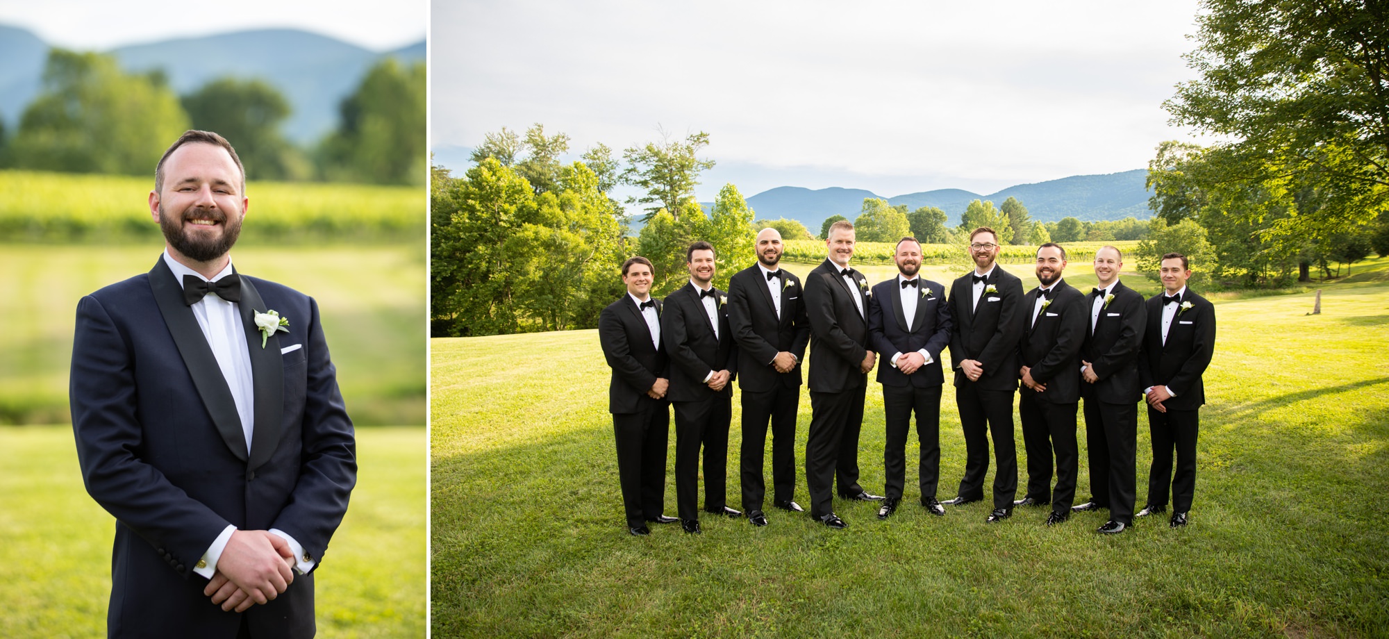 Veritas Winery and Vineyard Wedding Groomsmen