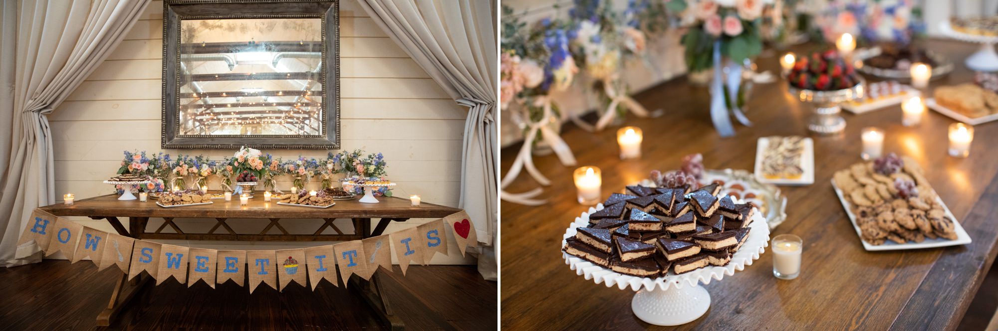 Hot Cakes Dessert Wedding Table