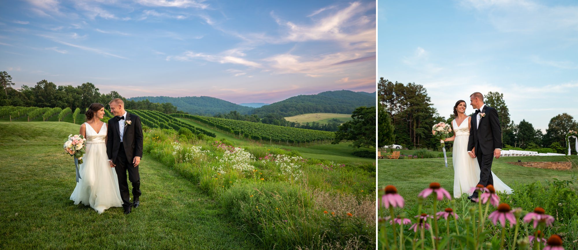 Summer Pippin Hill Farm & Vineyard Wedding Photographers