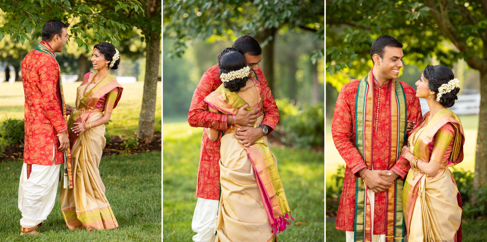 Indian First Look Charlottesville Weddings