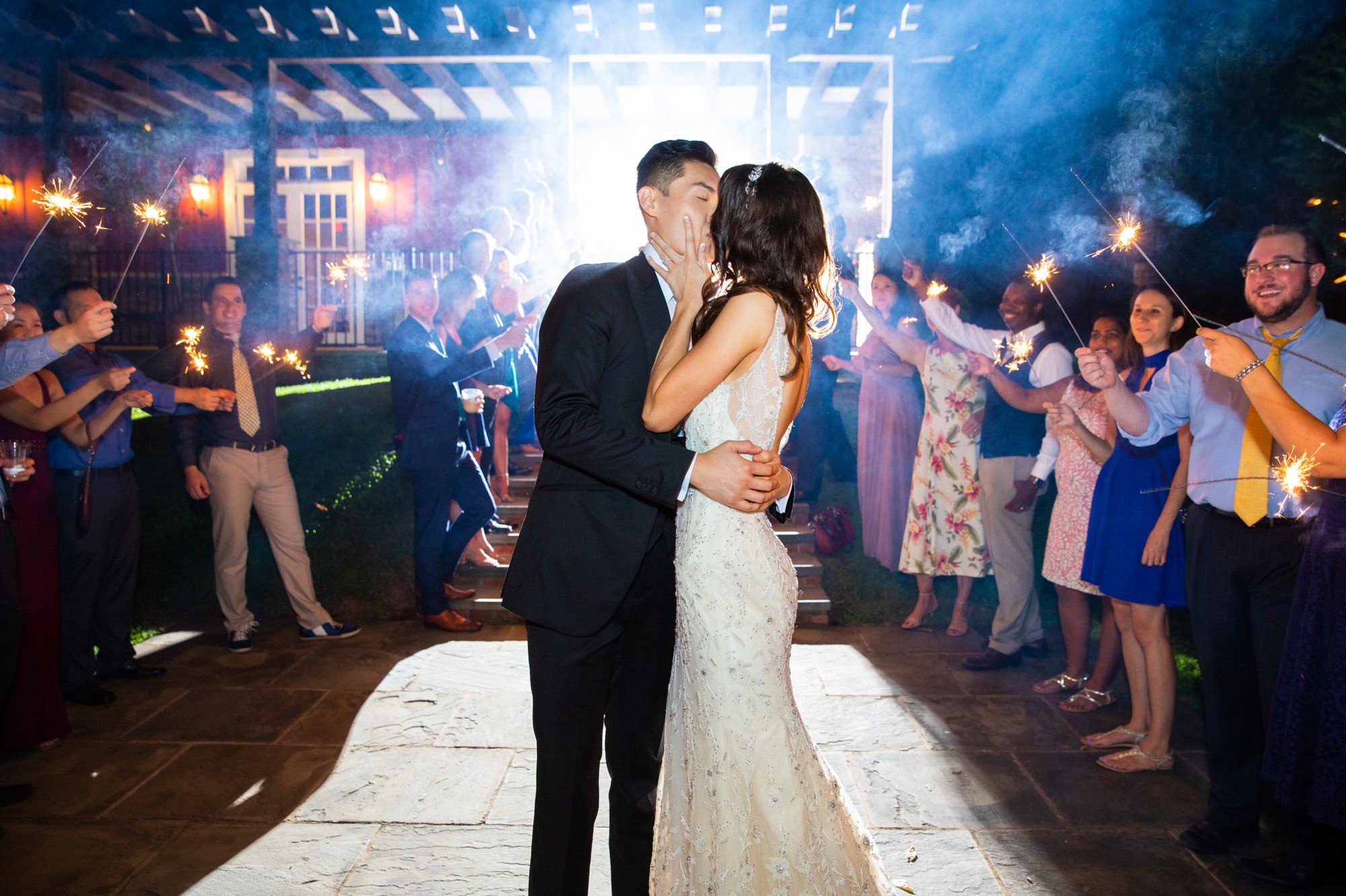 Sparkler Exit Photography Ideas