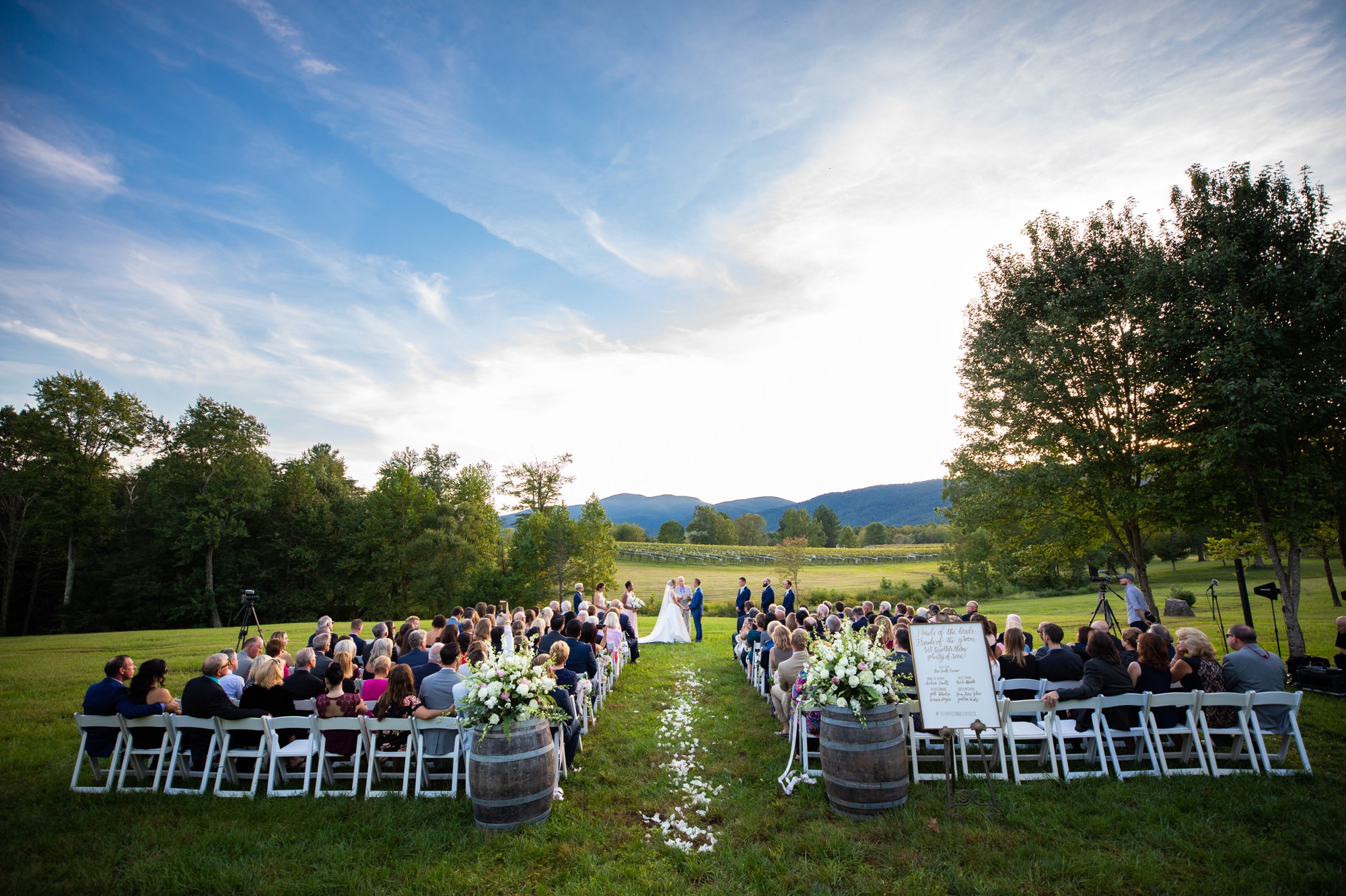 Veritas Winery and Vineyard Fall Weddings