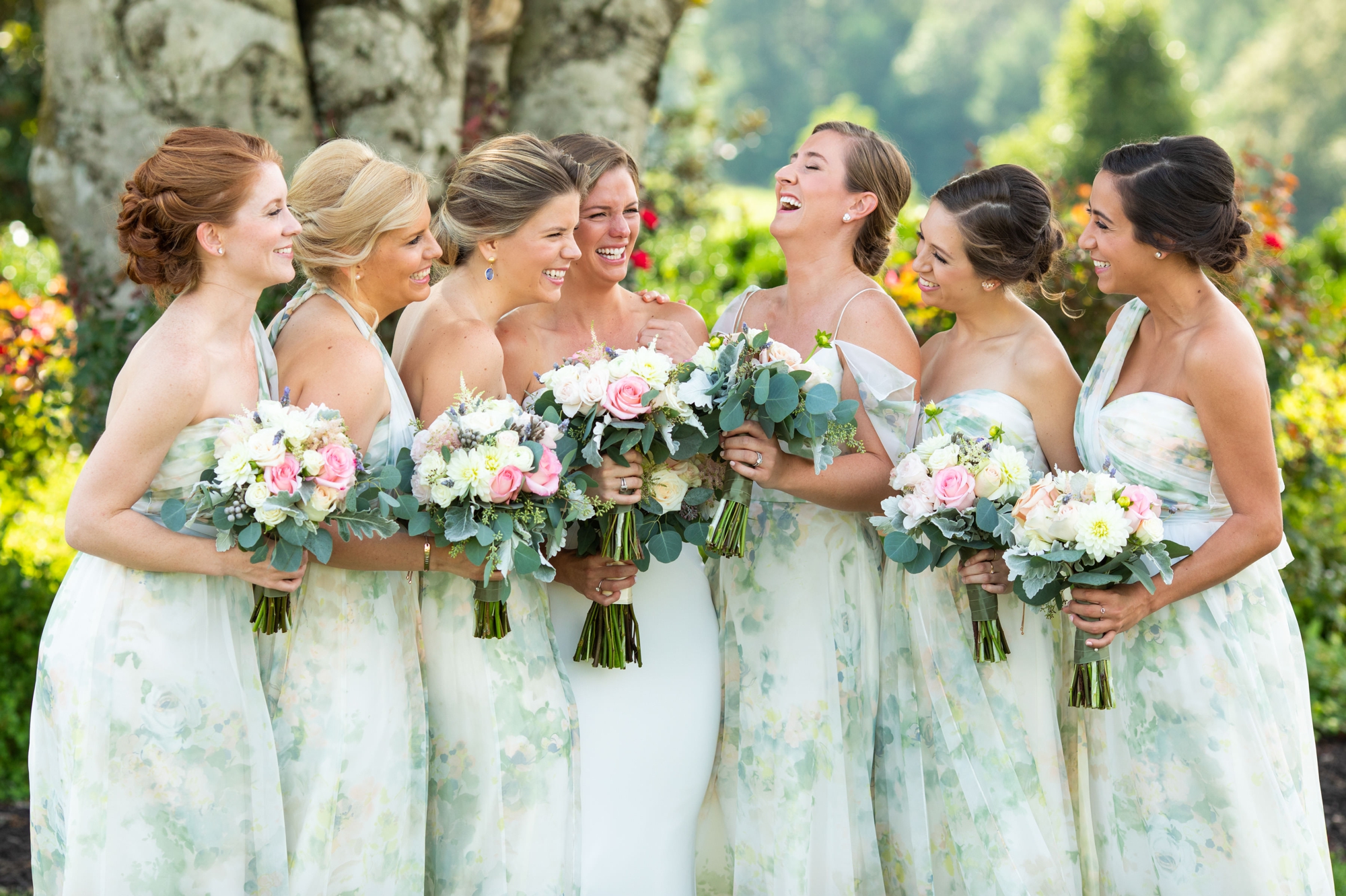 Floral Bridesmaid Dresses