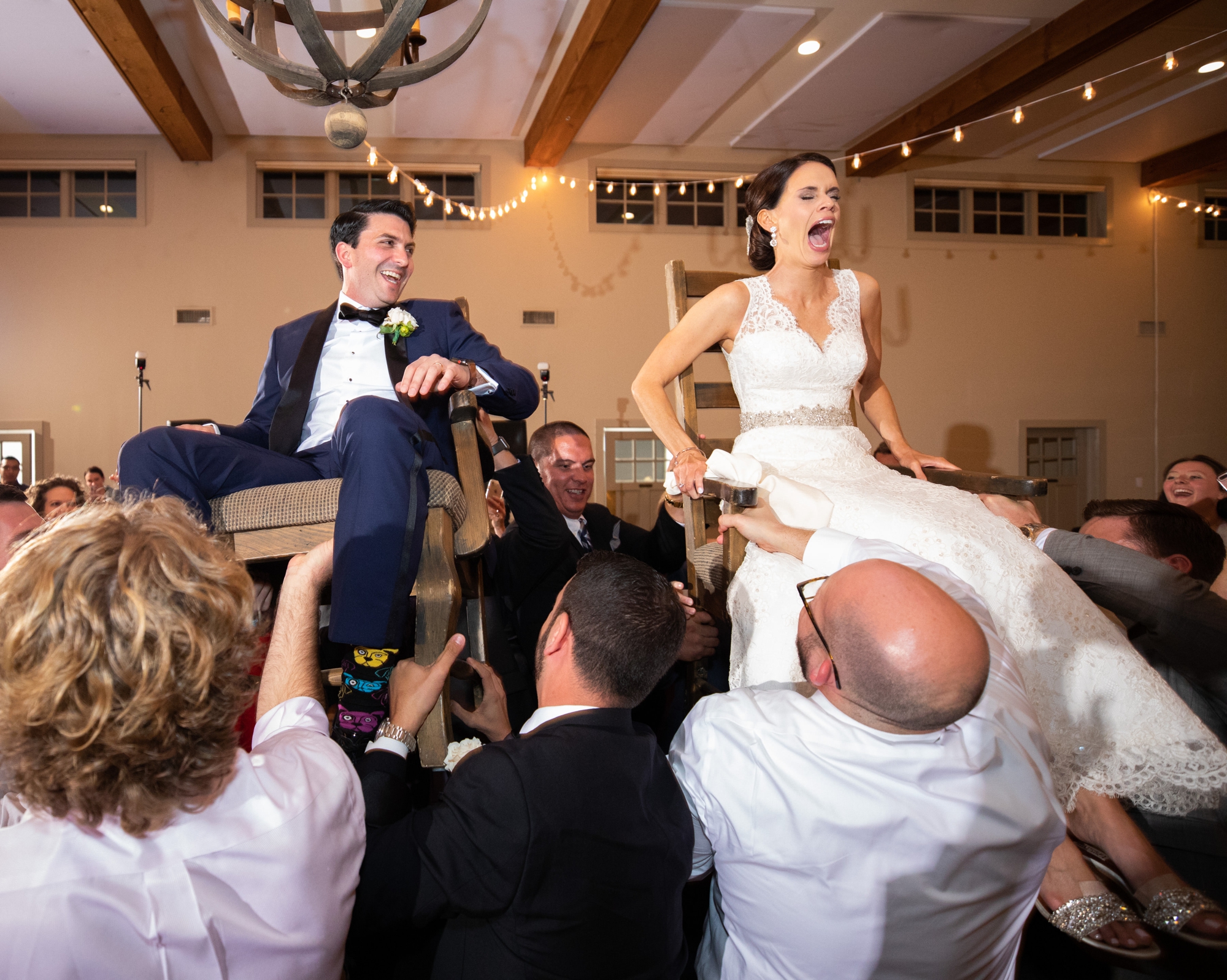 Hora Chair Dance Cville Weddings