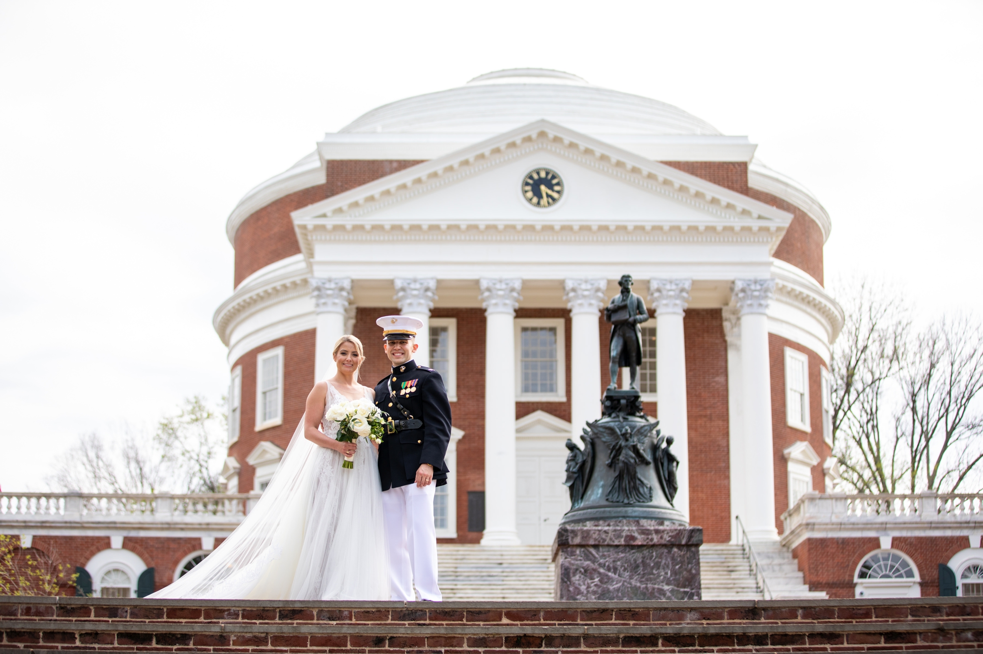 UVA Rotunda Wedding Photographer