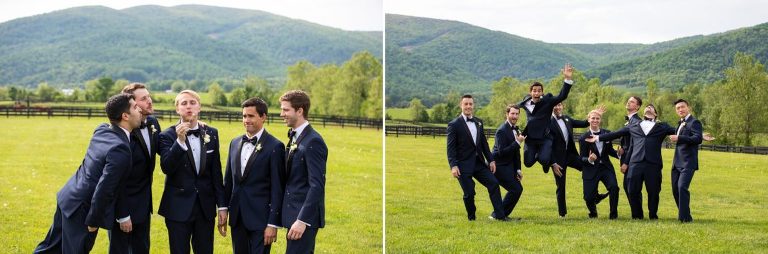 Funny Groomsmen Pictures on Wedding Day