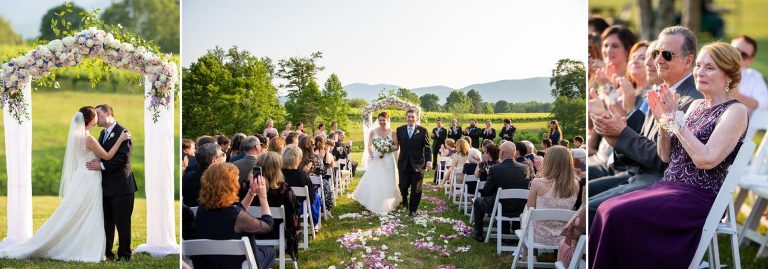 Beautiful Wedding Ceremony Charlottesville VA