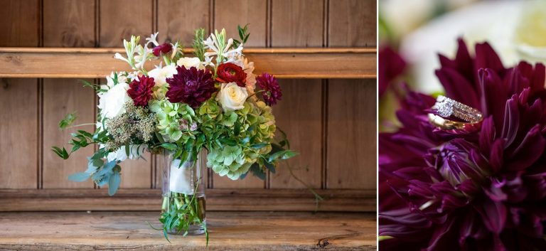 Burgundy Fall Wedding Inspiration Bouquet