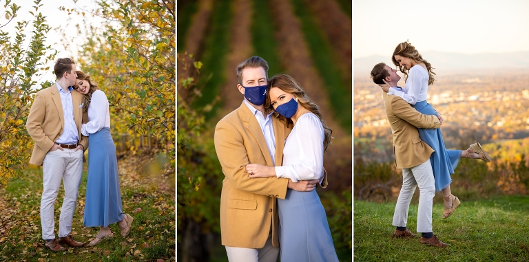Fall Engagement Photos in Charlottesville, Virginia