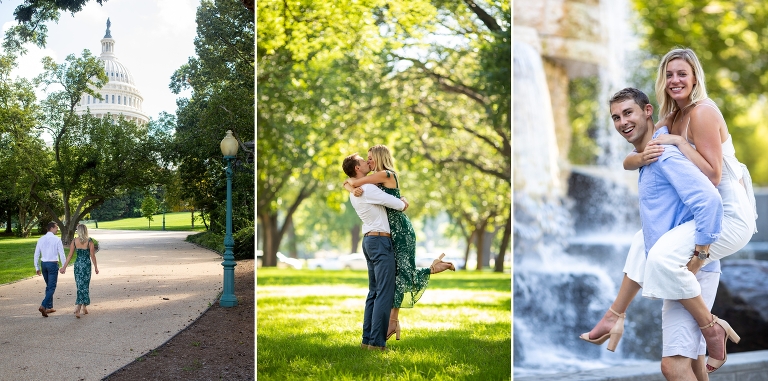 Engagement session at The National Mall in Washington, D.C.