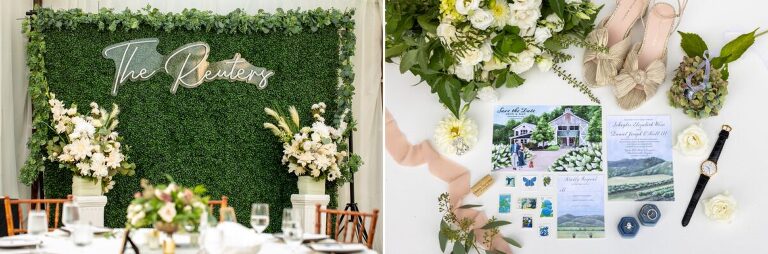 Green and ivory wedding color ideas