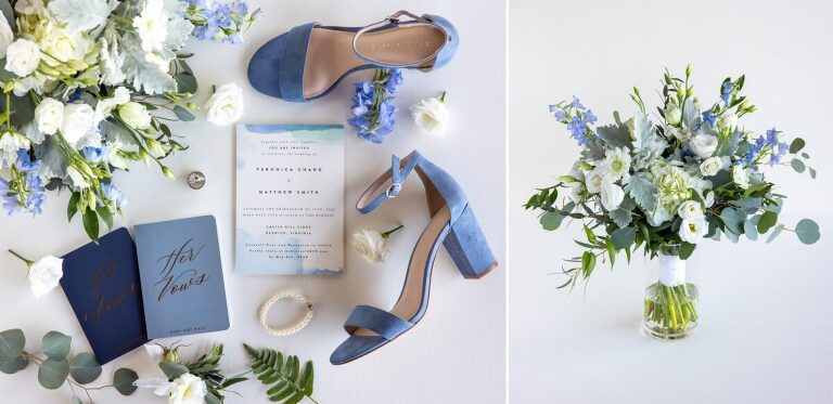 Soft blue wedding color palette ideas