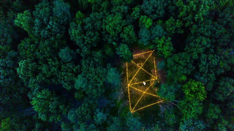 the barns at mattaponi aerial photography